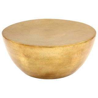 Кофейный столик из кованого алюминия 70 x 30 см, латунь