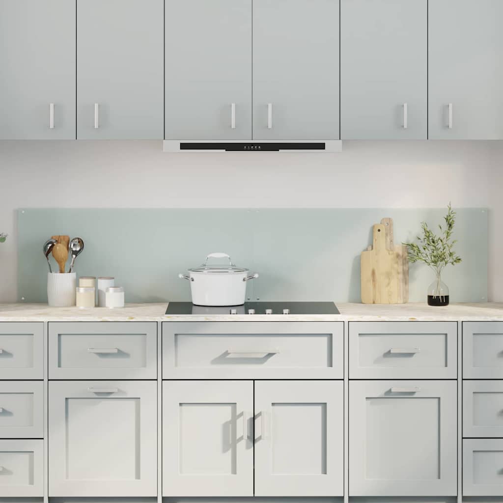 Kögi Splashback 2 pcs Valge 100 x 40 cm karastatud klaas