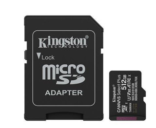 MEMORY MICRO SDXC 512GB UHS-I/W/ADAPTER SDCS3/512GB KINGSTON