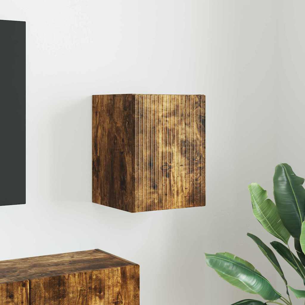 TV Seina Kapp Suitsetatud tamm 30 x 31 x 40 cm Tehispuit