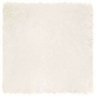 Vale Umbes Vaip Valge 160 x 160 cm Polüester