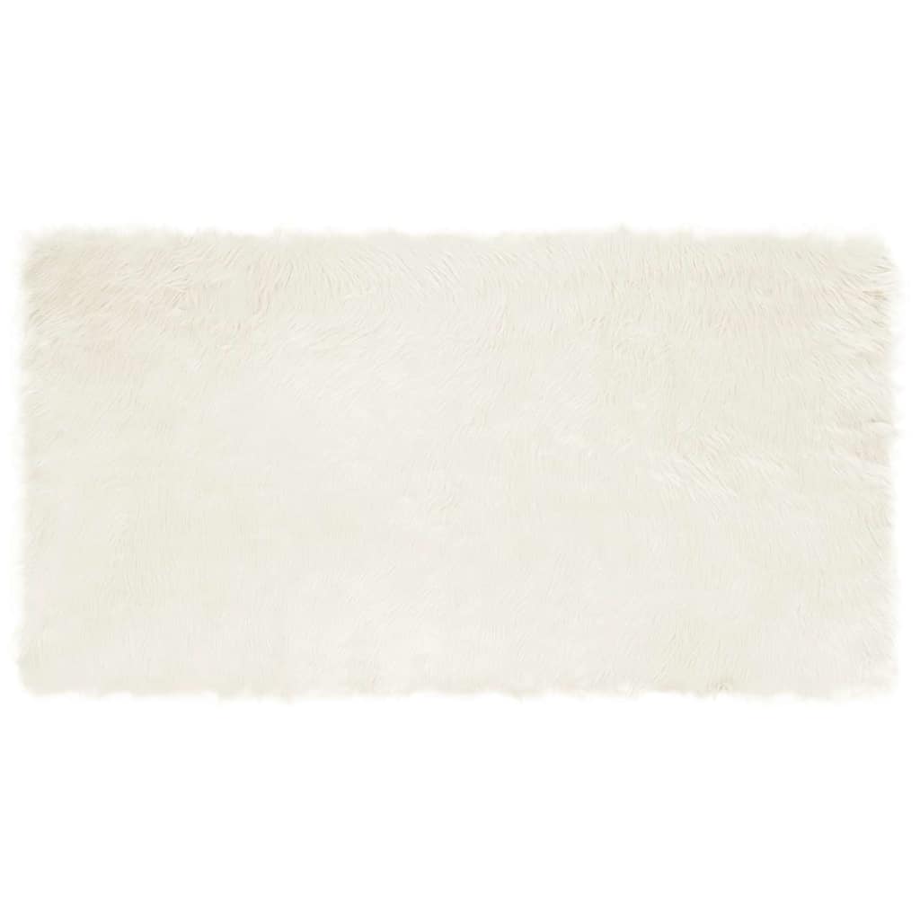 Vale Umbes Vaip Valge 80 x 150 cm Polüester