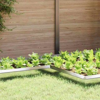 Ükssarviku aed Hõbedane 10 x 10 x 25 cm Roostevaba teras