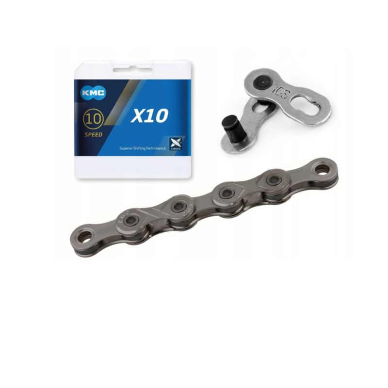 KMC Chain X10 114 links gray BOX