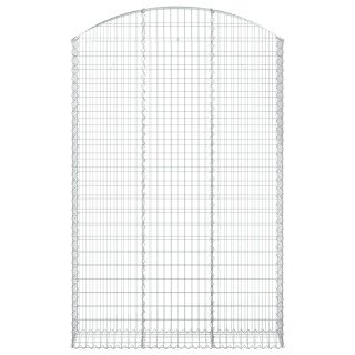 Габион дугообразной формы, 150x30x220/240 см, оцинкованная сталь