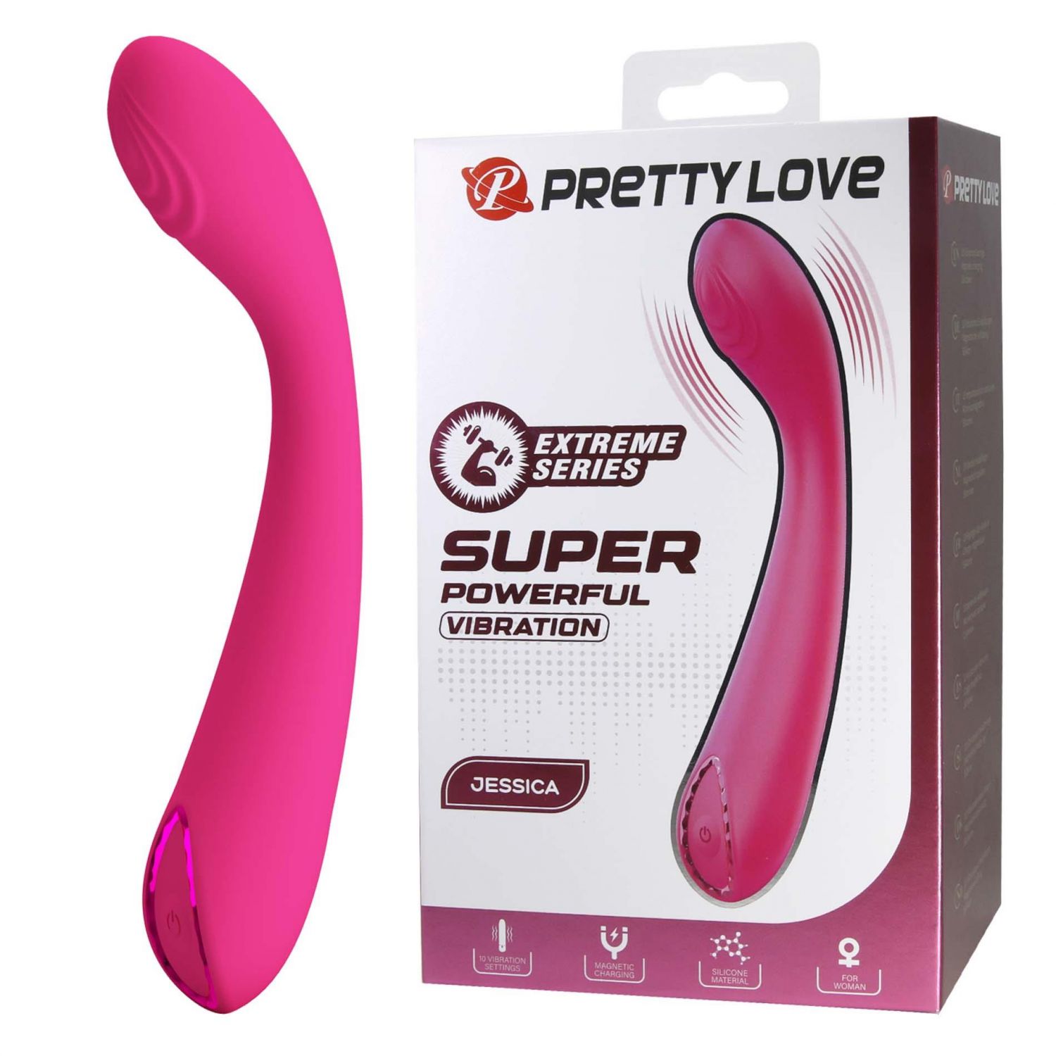 Pretty Love Jessica – Powerful Silicone Vibrator