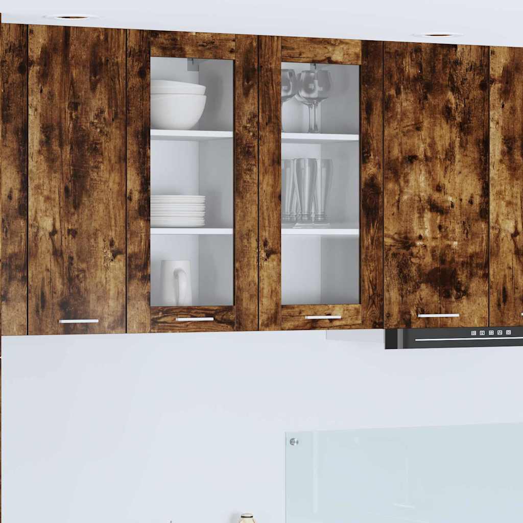 Seinakapp Riga 2 pcs Suitsetatud tamm 40 x 31 x 80 cm Tehispuit