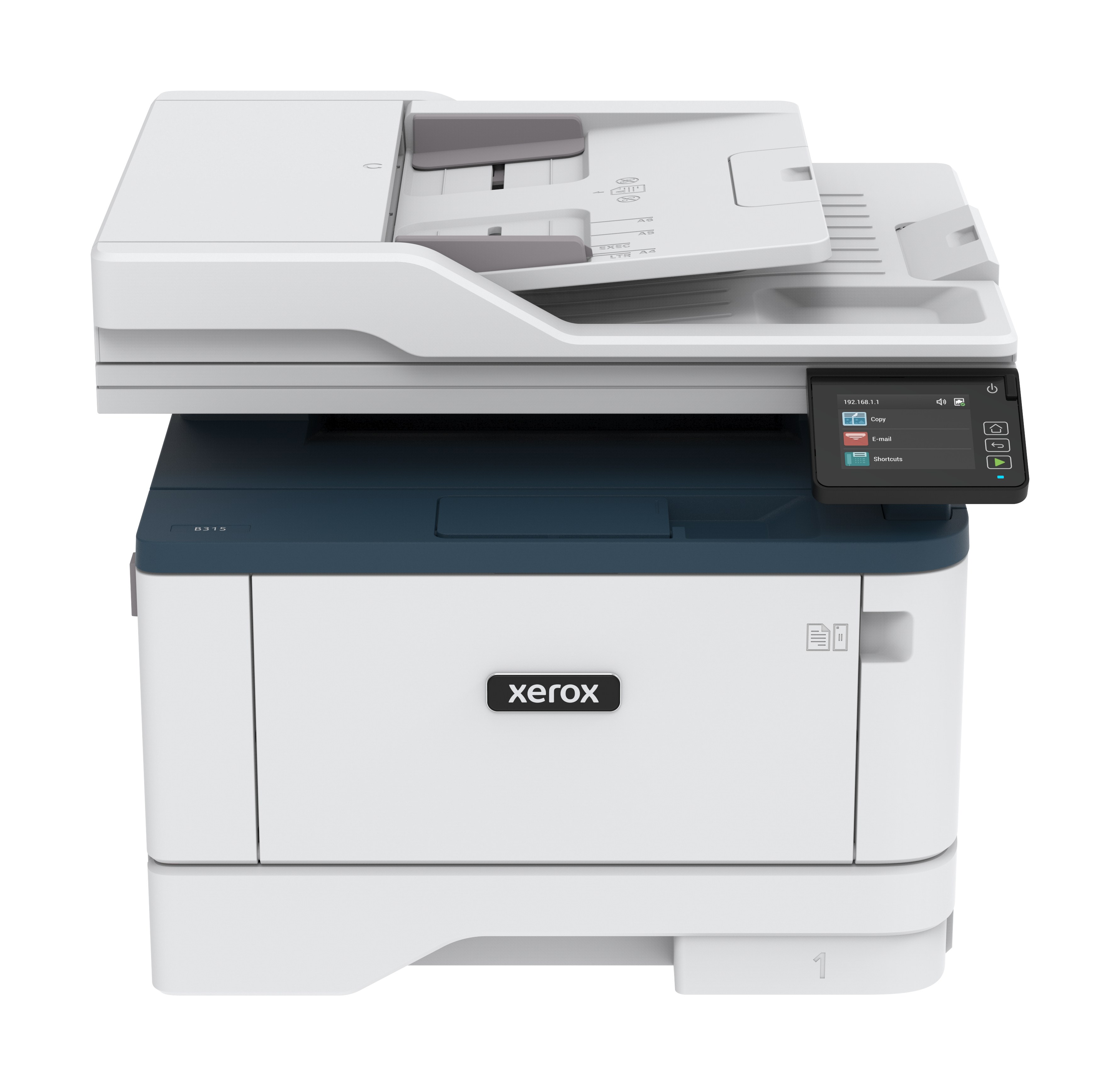 Xerox B315DNI A4 mono MFP 40ppm. Print, Copy, Scan, Fax. Duplex, network, wifi, USB, 250 sheet paper tray