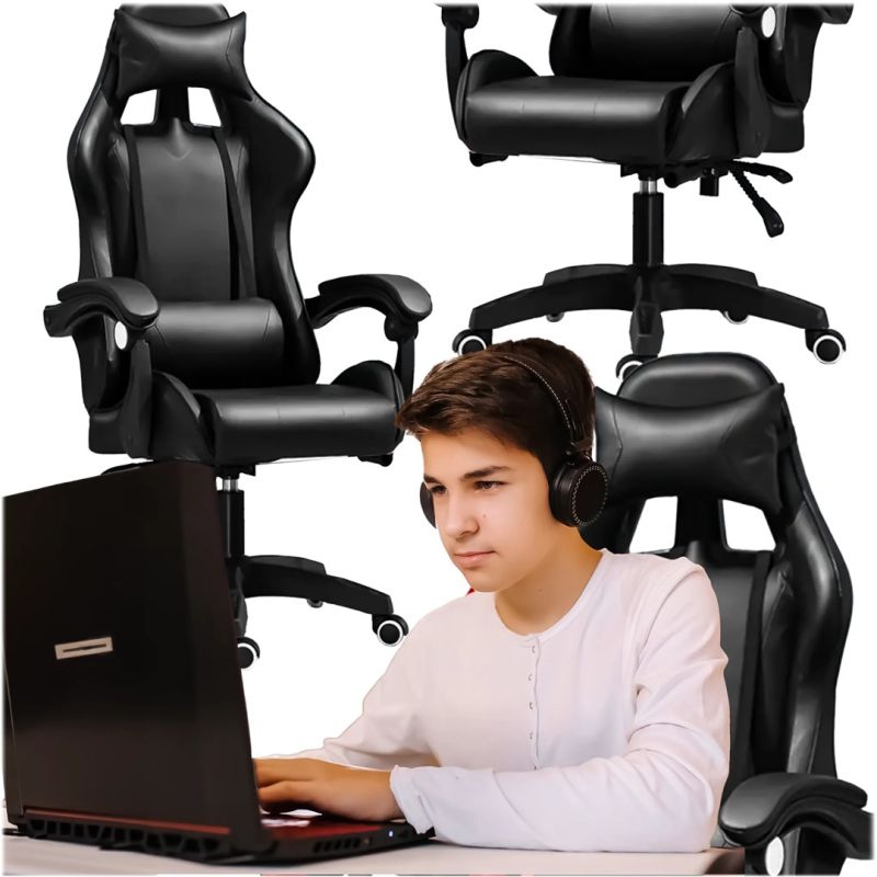 Extralink Gaming | Gaming Chair | Office, Swivel, Bucket, Black, G-524