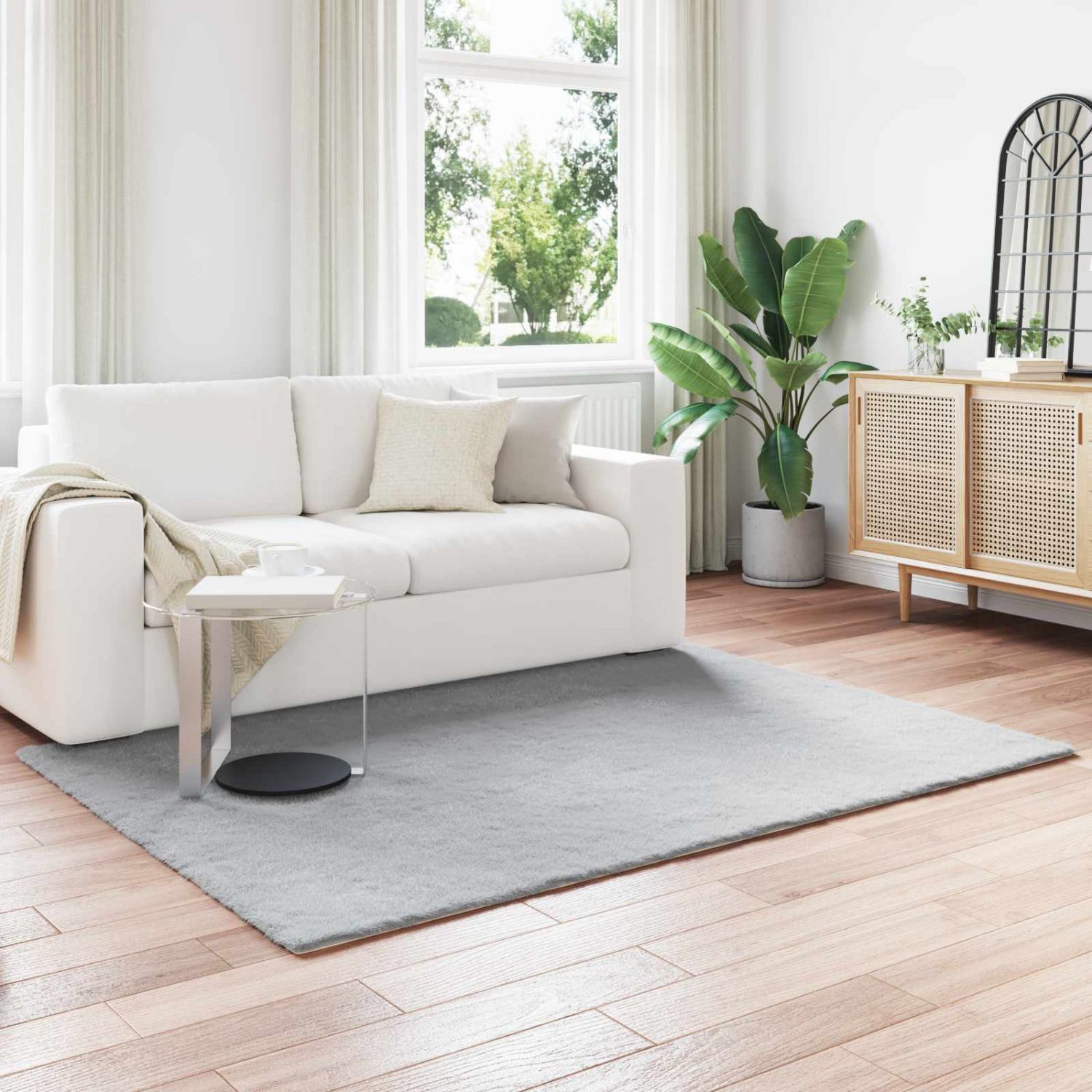 Kunstlik Küüliku Karv Mat Olite Hall 160 x 230 cm Polüester