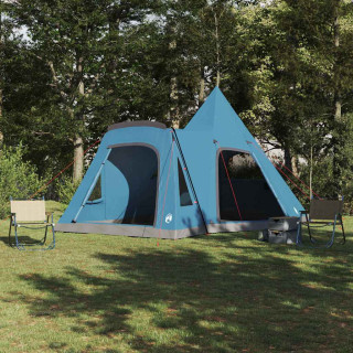 Teepee telk Sinine 545 x 450 x 295 cm 185T polüester PU kattega