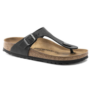 Birkenstock Gizeh NU Oiled Black Regular Flip-Flops for Women/Men (0845251)
