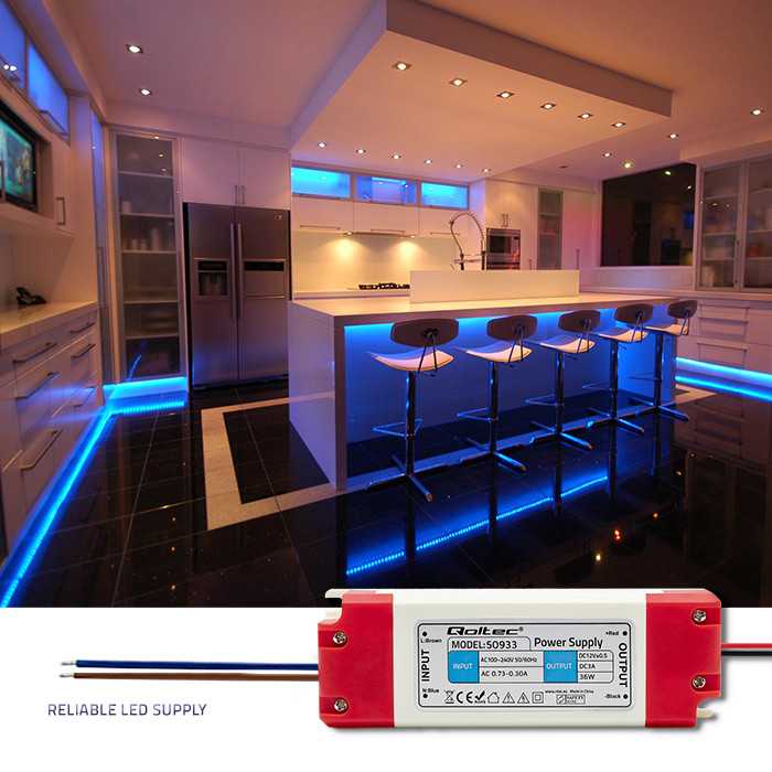 Qoltec LED Driver IP20 | 36W | 12V | 3A