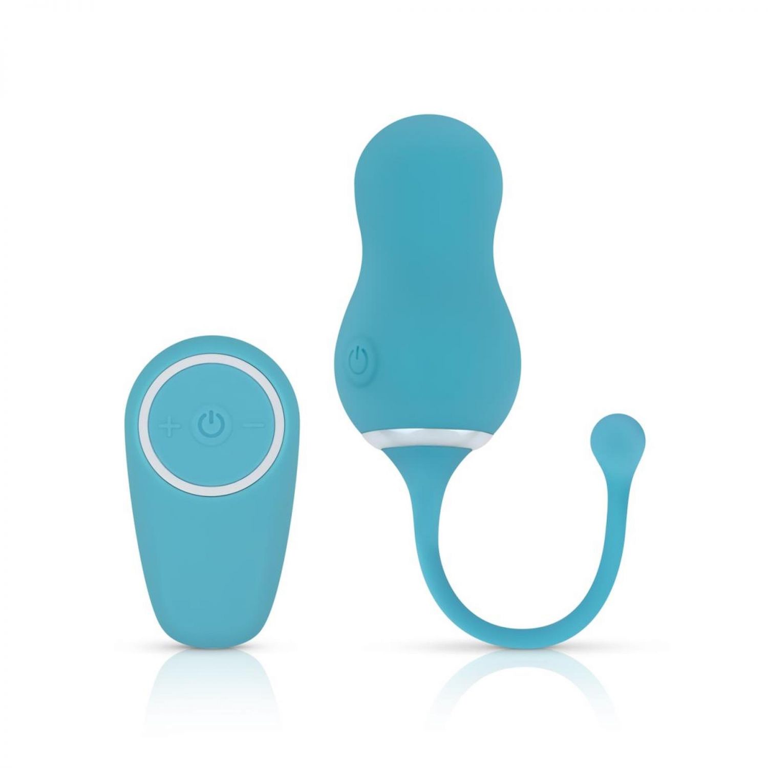 Вибрирующее яичко Elena с беспроводным пультом – Голубое