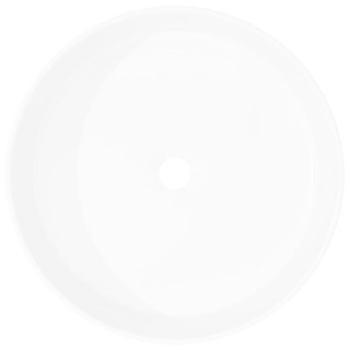 Круглая керамическая раковина 40 x 15 см, белая