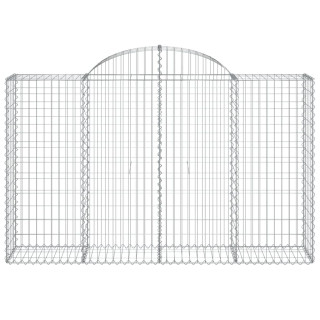 Габионный короб арочный, 200x50x120/140 см, оцинкованная сталь