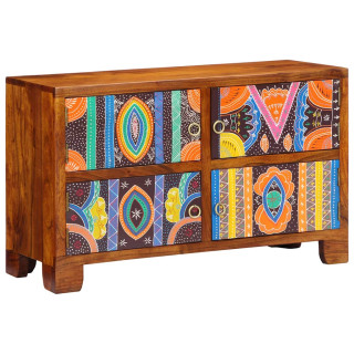 Kinga kapp ladustamisega Pruun 90 x 35 x 55 cm Akaatsiapuit