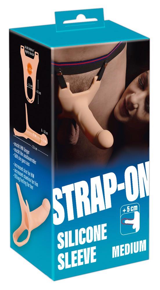 Silikoonist Strap-on Pikendaja +5cm keskmine