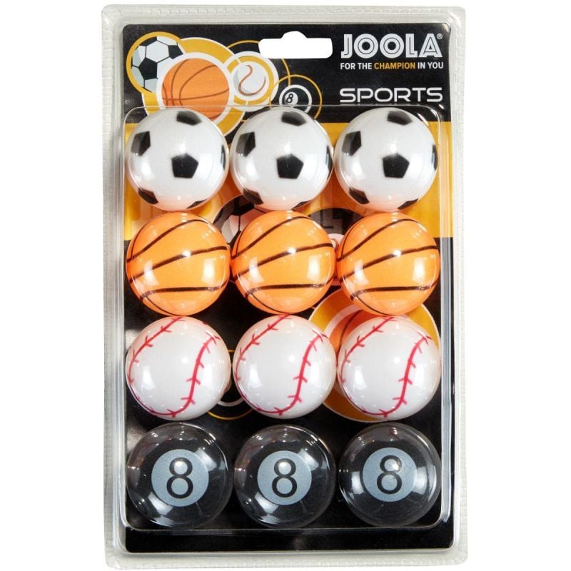 JOOLA BALLSET SPORTS TABLE TENNIS BALLS 12 PCS
