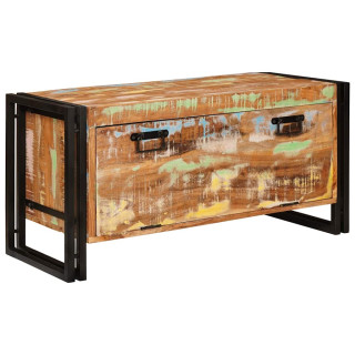 Kinga kapp riiuliga uksega Pruun 90 x 38 x 45 cm taastatud puit