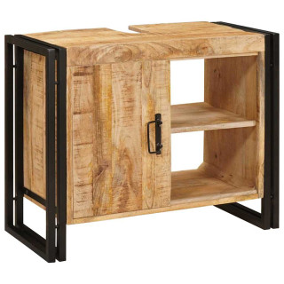 Vannitoa valamukapp 71 x 33 x 58 cm Tugev mango puit ja raud