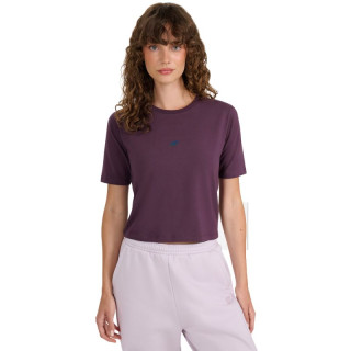 Women's T-shirt 4F F2971 dark purple 4FWAW25TTSHF2971 50S
