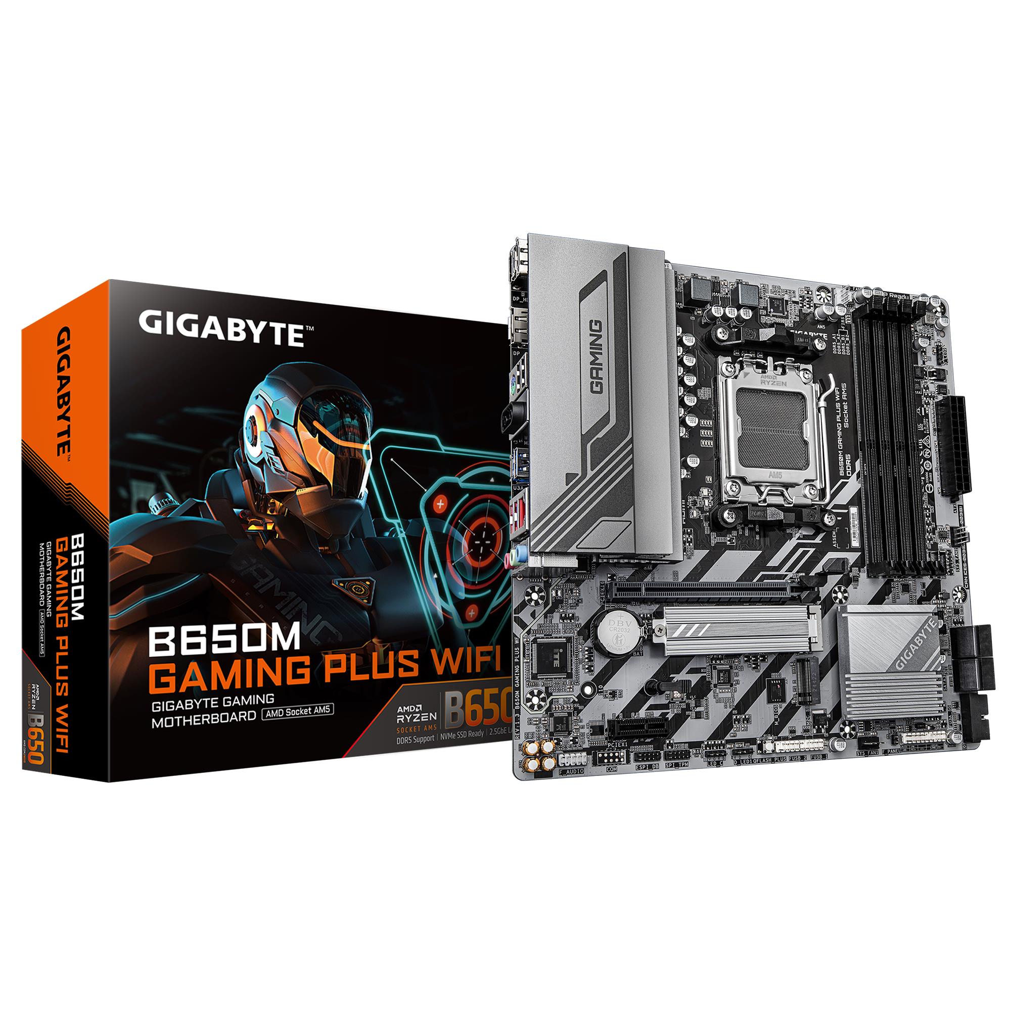 Материнская плата GIGABYTE B650M GAMING PLUS WIFI (rev. 1.3)