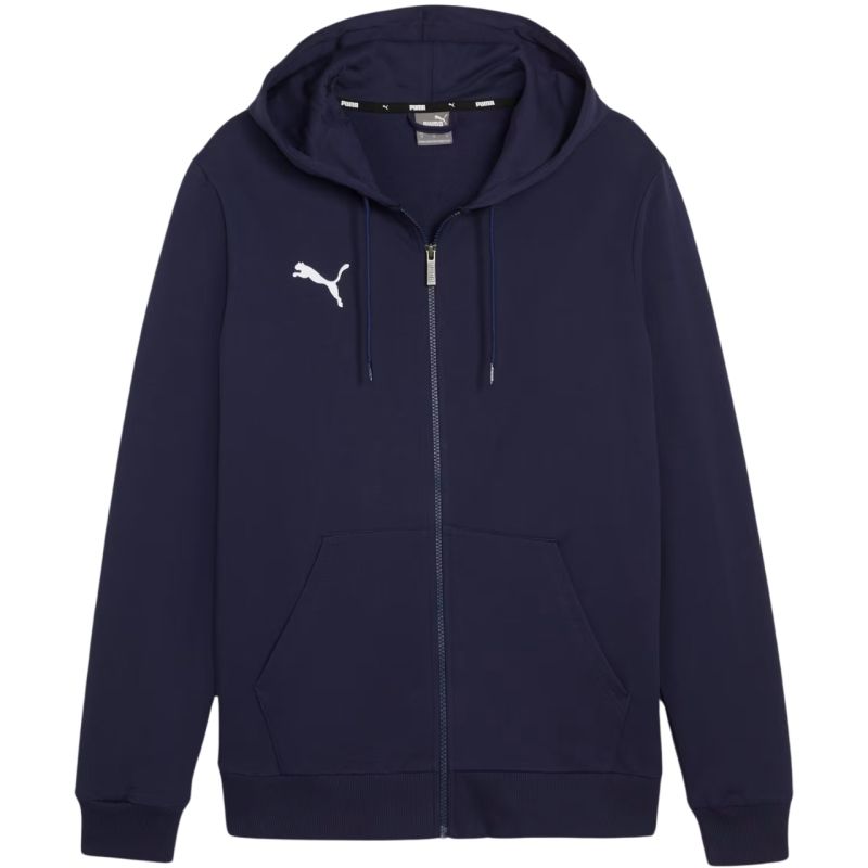 Puma teamGoal Casuals Hooded Kids' Sweatshirt Navy Blue 658596 06