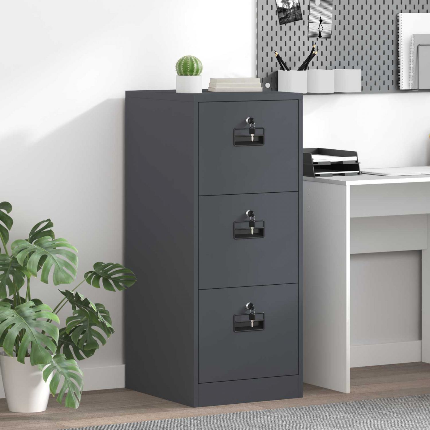 Failikapp Antratsiit 44 x 50 x 106.5 cm Külmvalsitud teras