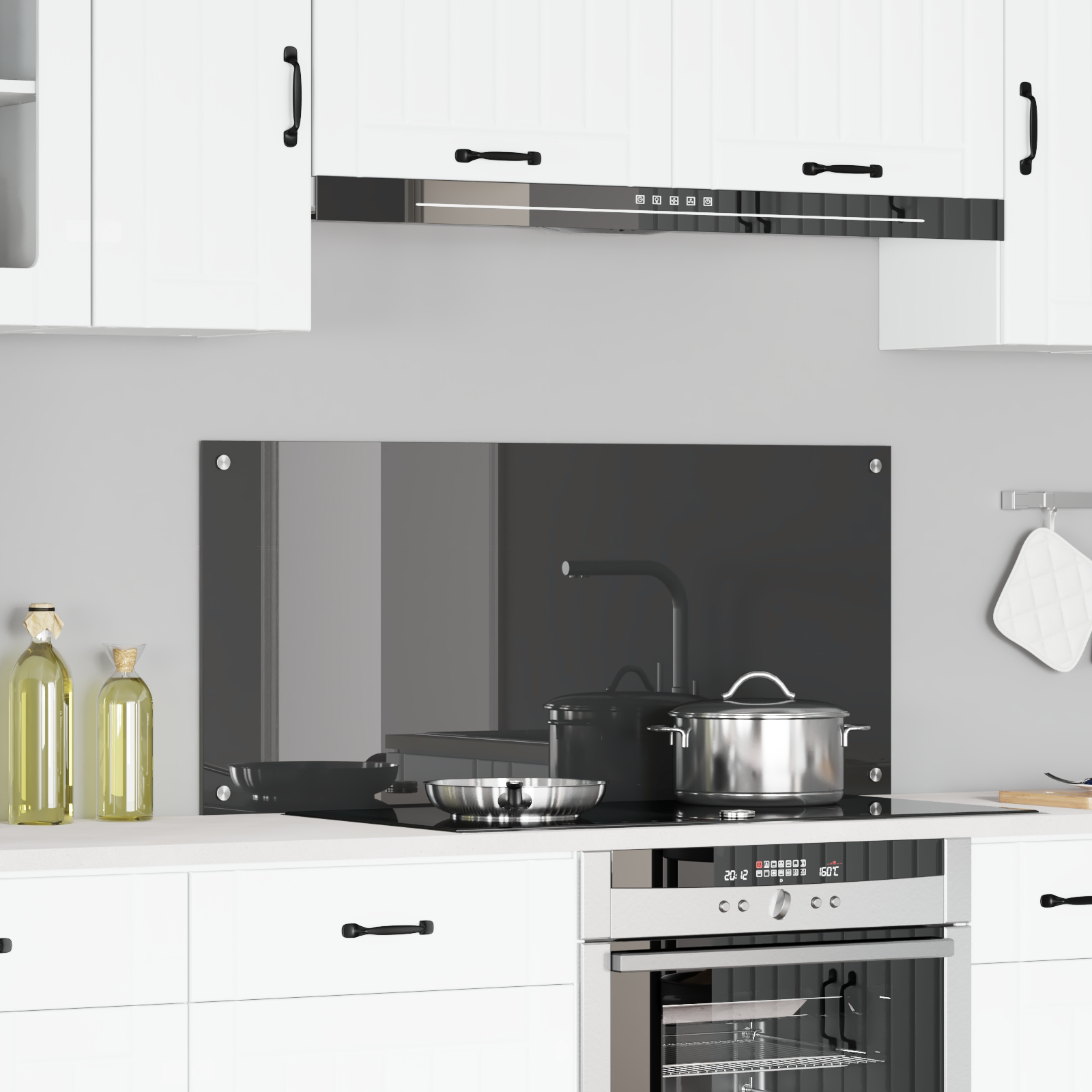 Kögi Splashback Tumehall 110 x 50 x 0.6 cm Karastatud klaas