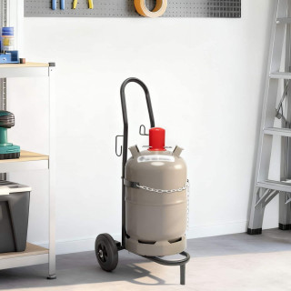 Käsikäru Must ja punane 49 x 49 x 101 cm Teras