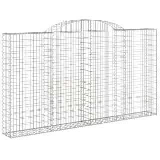Габионная корзина дугообразной формы, 300x30x160/180 см, оцинкованная сталь