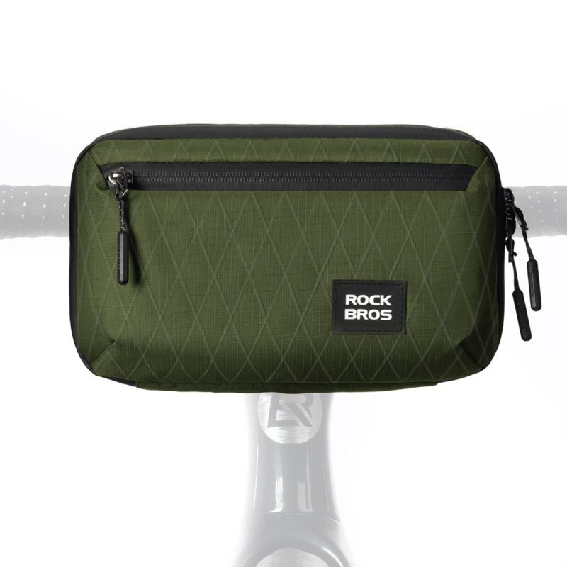 Rockbros Bicycle Handlebar Bag 2.1L Green