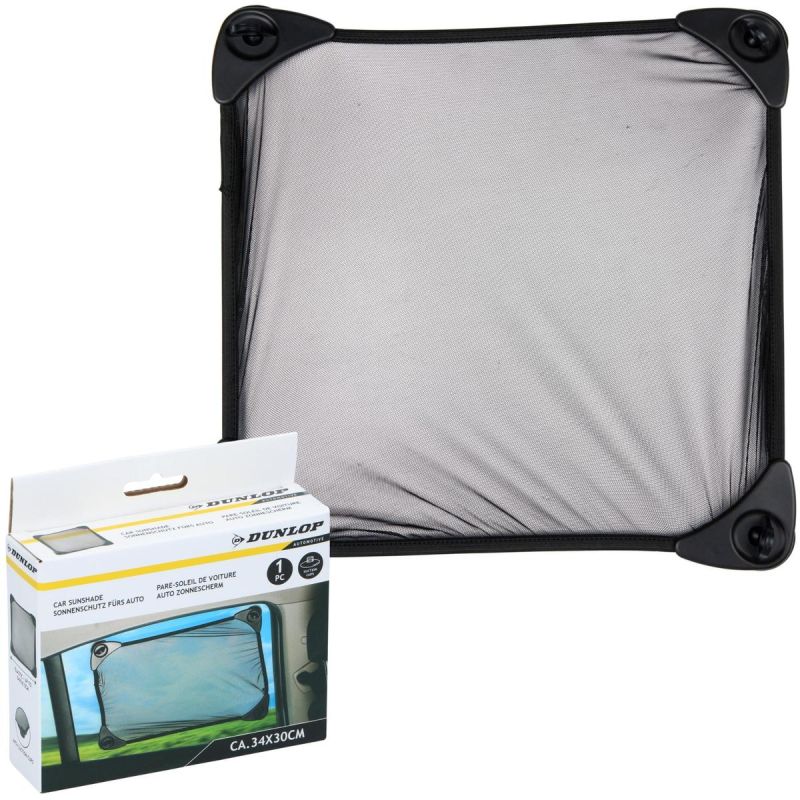 SUN SHADE WITH SUCTION CUPS 34x30CM 1 PCS DUNLOP BLACK