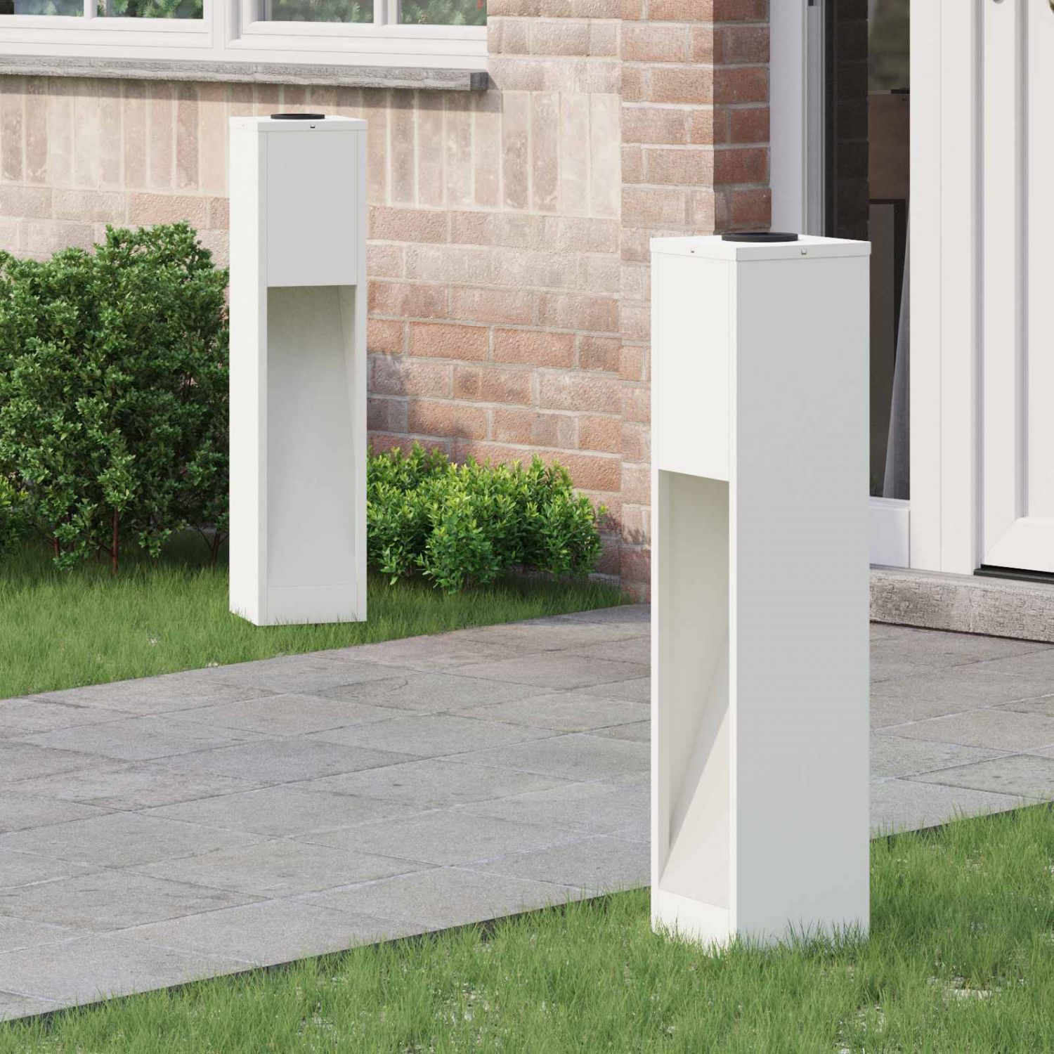 Päikese Led Rada Valgus 2 pcs Valge Külmvaltsitud teras