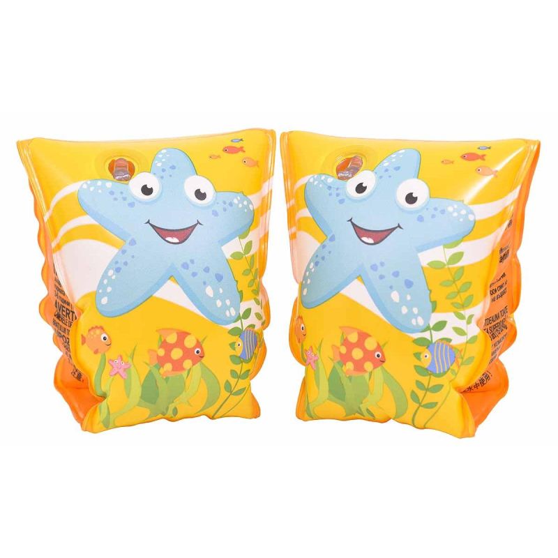 Children's swimming armbands, sea animals, 23x15cm, 37464, star