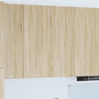 Seinakapp riiuliga Riga Sonoma tamm 80 x 31 x 100 cm Tehispuit