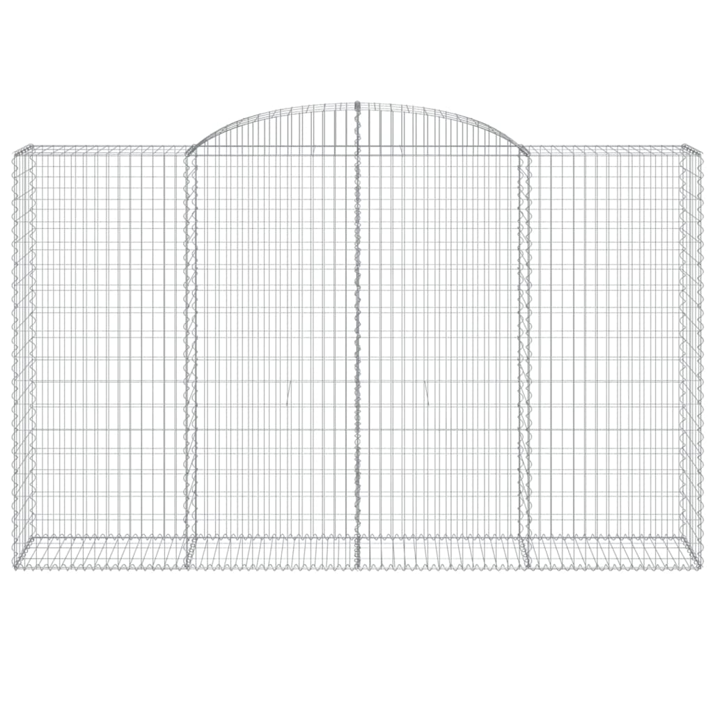 kaarekujuline gabioonkorv, 300x50x180/200 cm, tsingitud raud