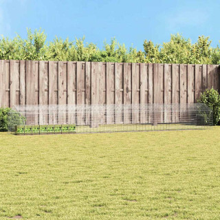 Küüliku Aedik Hõbedane 400 x 78 x 78 cm Tsinkteras