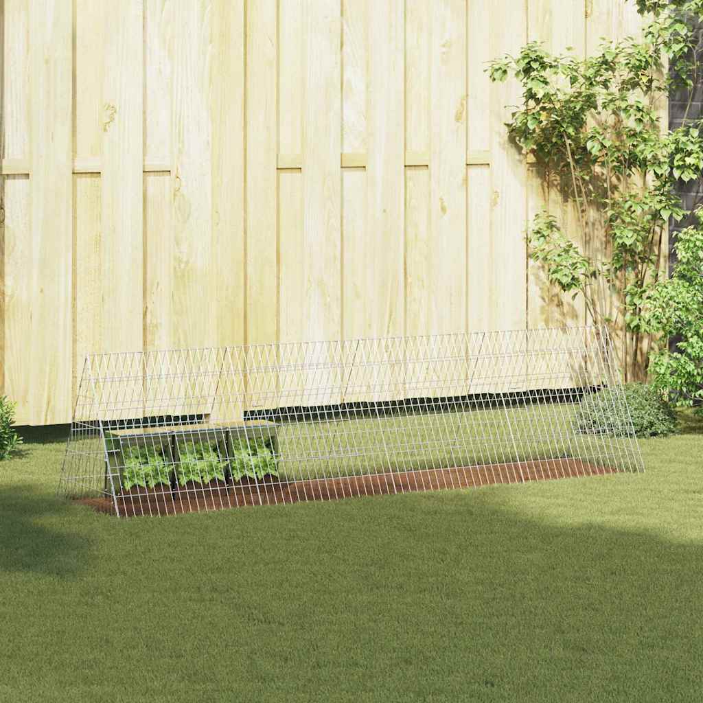 Küüliku Aedik Hõbedane 650 x 55 x 55 cm Tsinkteras