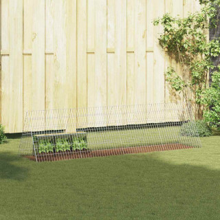 Küüliku Aedik Hõbedane 650 x 55 x 55 cm Tsinkteras