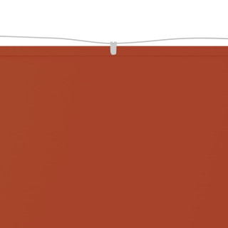 vertikaalne varikatus, terrakota, 140 x 420 cm, Oxfordi kangas