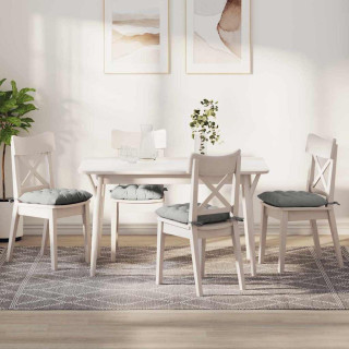 Istumispatjad 4 pcs Helehall 40 x 40 x 6 cm Mikrofiiber