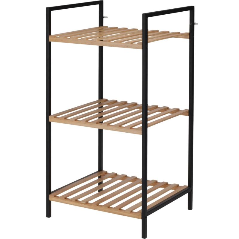 SHELF SHOE RACK 3 LEVELS 38x32.5x70CM BAMBOO EXCELLENT HOUSEWARE