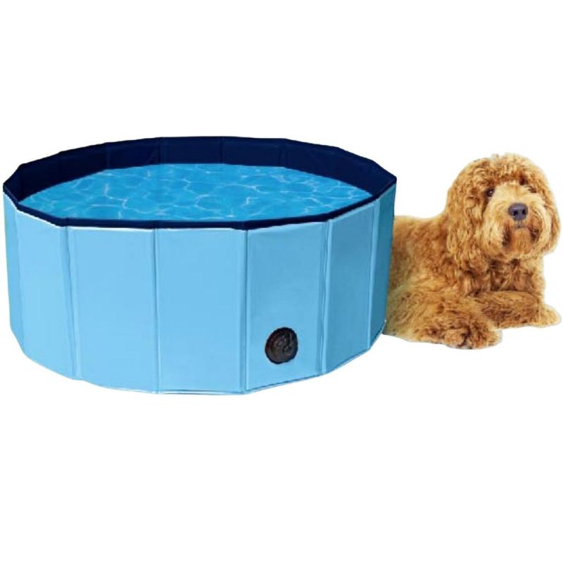 FOLDABLE GARDEN POOL FOR DOGS 80X30CM BLUE MAXXPRO