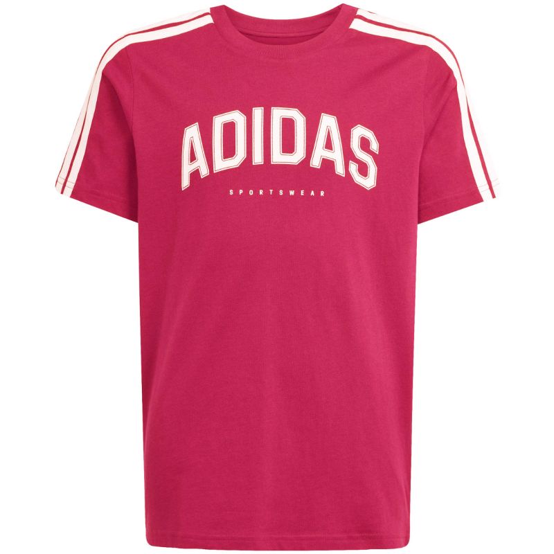 adidas Codes Collegiate Graphic Tee for kids pink KA9764