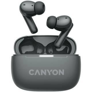 CANYON OnGo TWS-10 ANC+ENC Grey - Беспроводная гарнитура