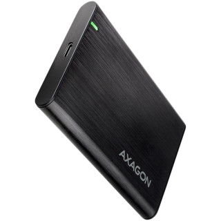 AXAGON EE25-A6C USB-C 3.2 Gen 1 - SATA 6G 2.5 External SCREWLESS ALU RAW box BLACK