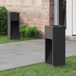 Päikese Led Rada Valgus 2 pcs Must Külmvaltsitud teras