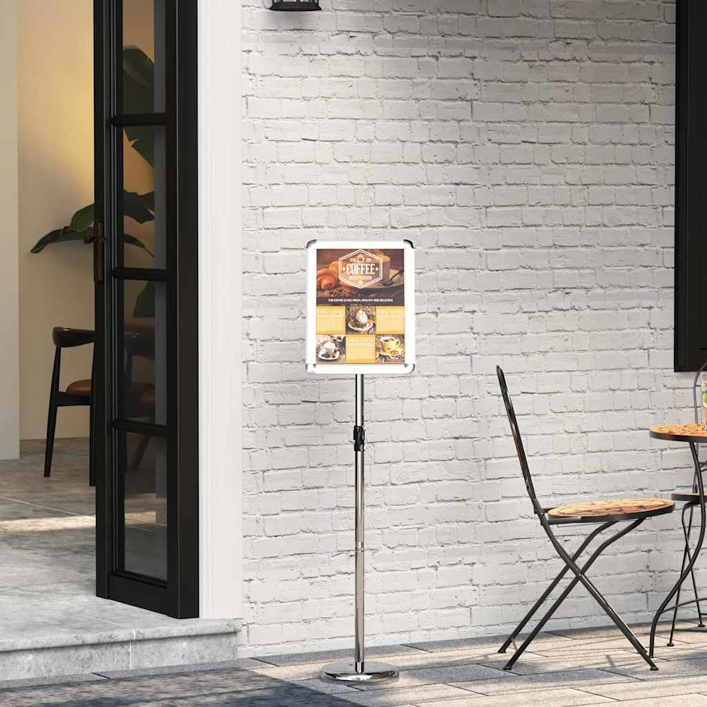 Messinäitus Displays Hõbedane 25 x 25 x 125 cm Alumiinium